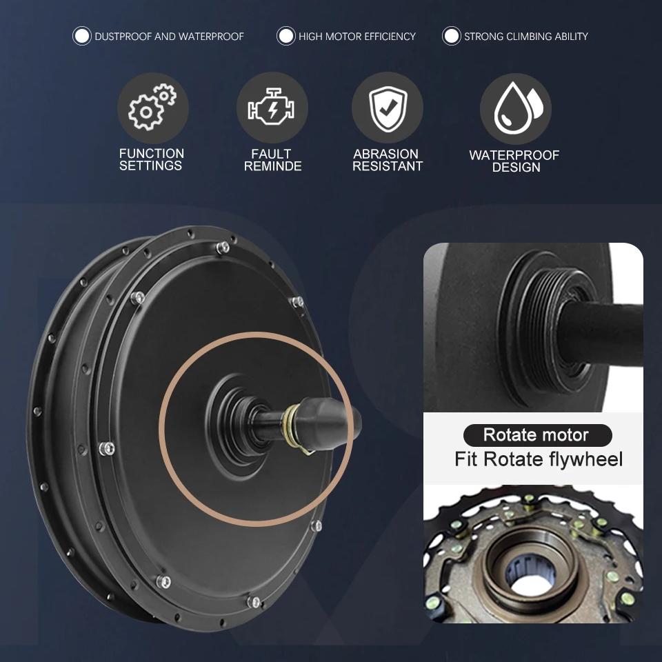 New Upgrade Ebike Conversion K - 72V 5000W Hub Motor Kit recension och pris
