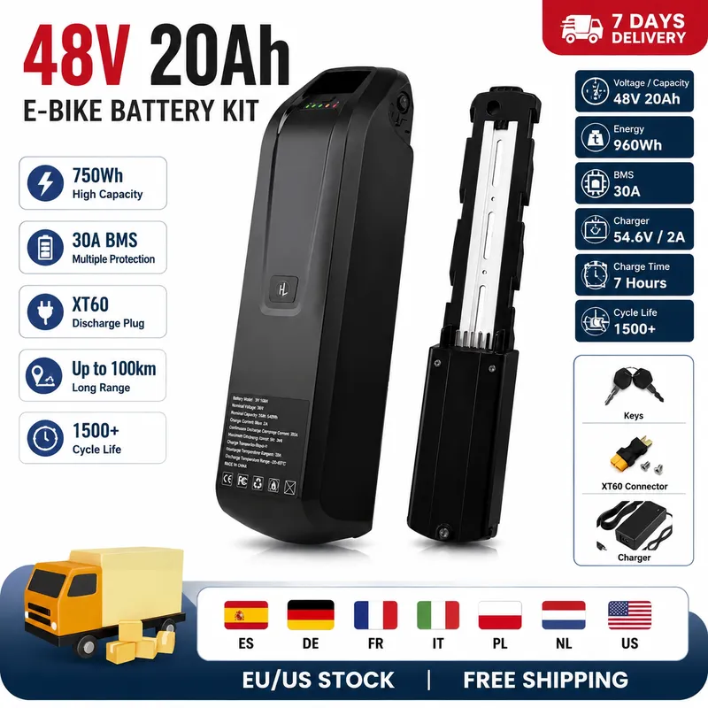 Hailong E-Bike Battery 36V 48V - Ebike Battery 48V 20Ah Hailong recension och pris