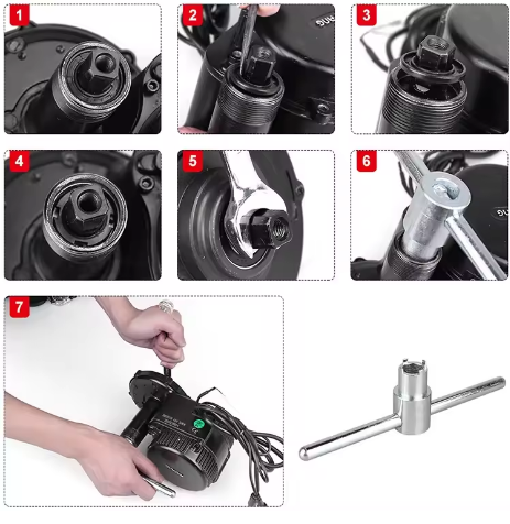 Bafang Repair Parts Tools Mid  - Bafang Bbs02B 48V 750W Mid Drive Kit recension och pris