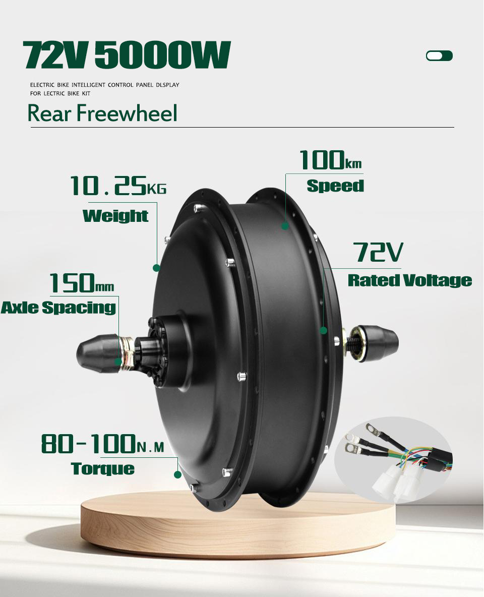 New MTX39 72V 5000W EBike Conv - 72V 5000W Hub Motor Kit recension och pris