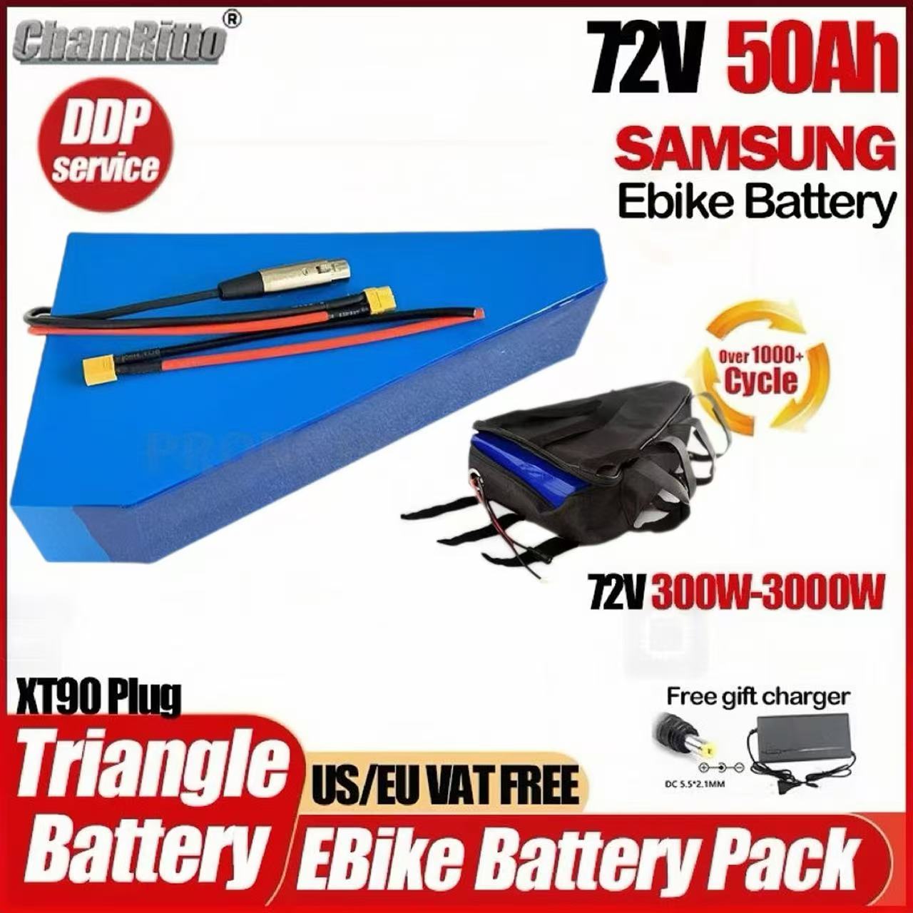 72v 3000w Electric bicycle cha - Electric Bicycle Battery 72V 30Ah recension och pris