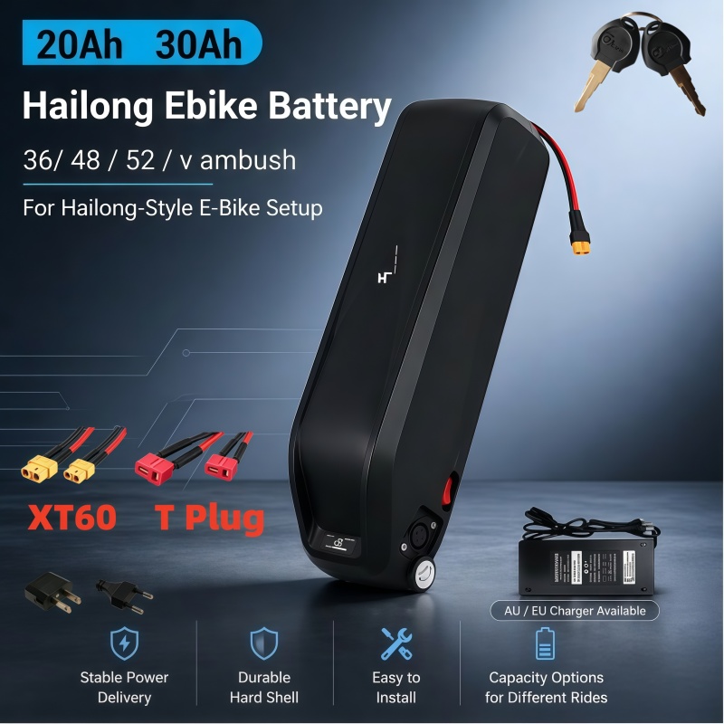Versatile Hailong Battery, Mul - Ebike Battery 48V 20Ah Hailong recension och pris