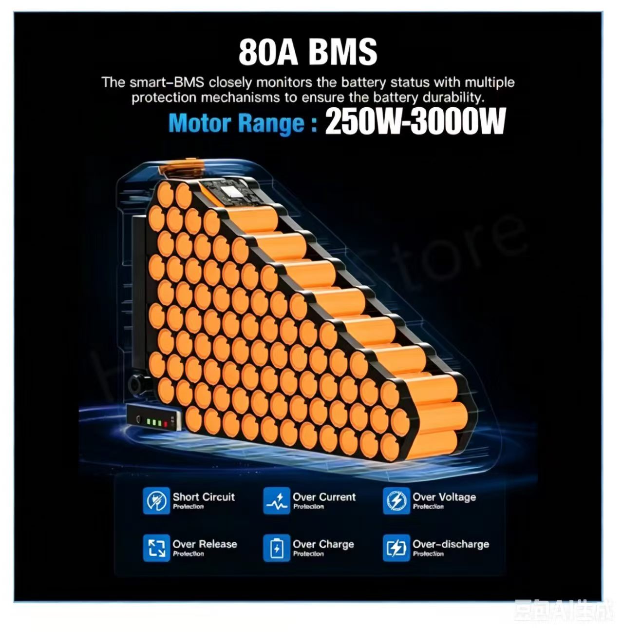 Electric Bicycle 36v 48v 52v 2 - Electric Bicycle Battery 72V 30Ah recension och pris