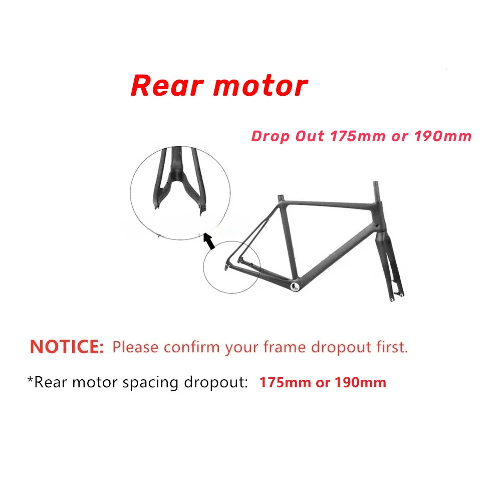 BAFANG G062 48V 1000W Rear Mot - 72V 5000W Hub Motor Kit recension och pris