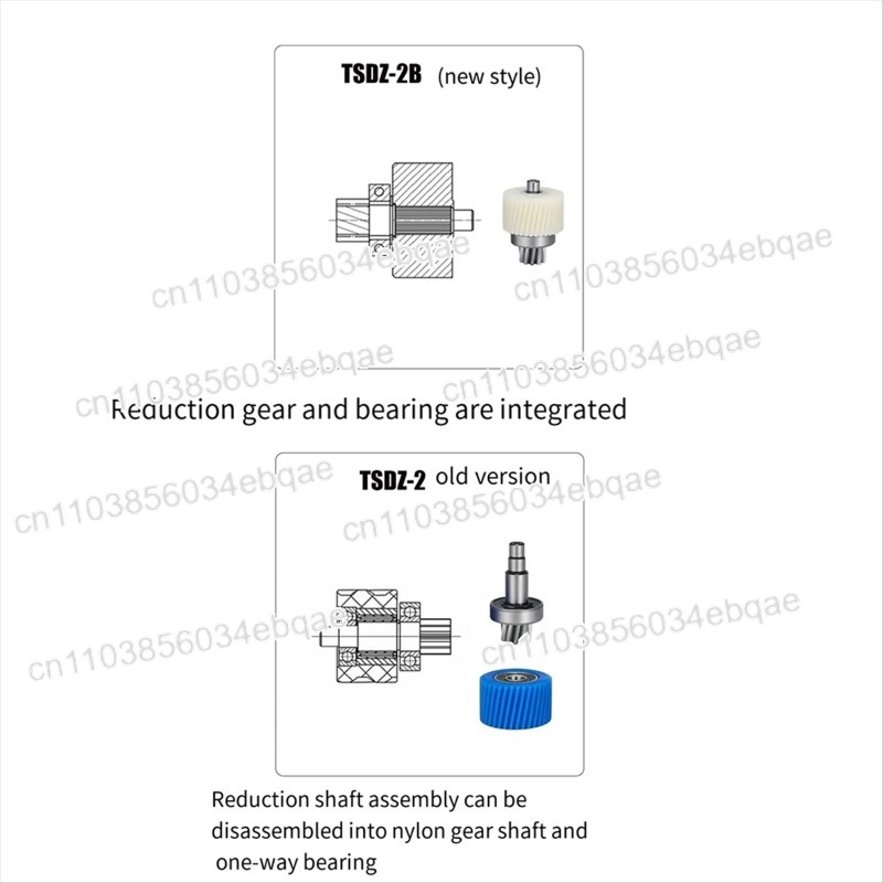 For Tongsheng TSDZ2B Mid Drive - Tongsheng Tsdz2B Mid Drive Motor recension och pris