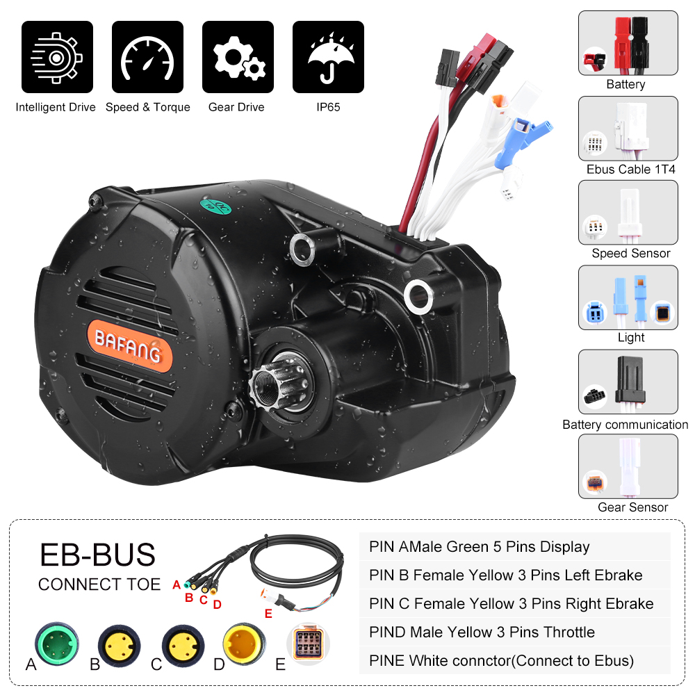 Bafang M620 G510 48V 52V 1000W - Mid Drive Motor Kit 52V 1000W recension och pris
