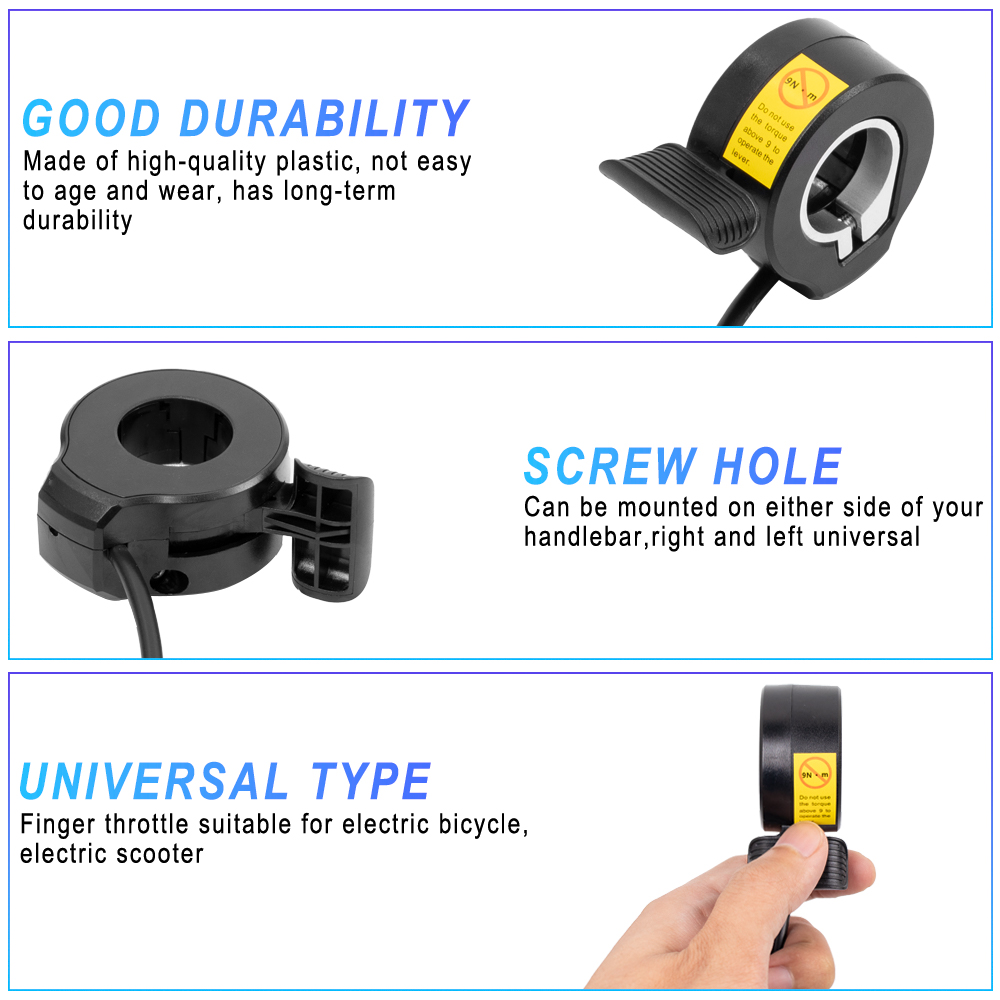 130X Ebike Thumb Throttle for  - Bafang Bbshd 1000W Conversion Kit recension och pris