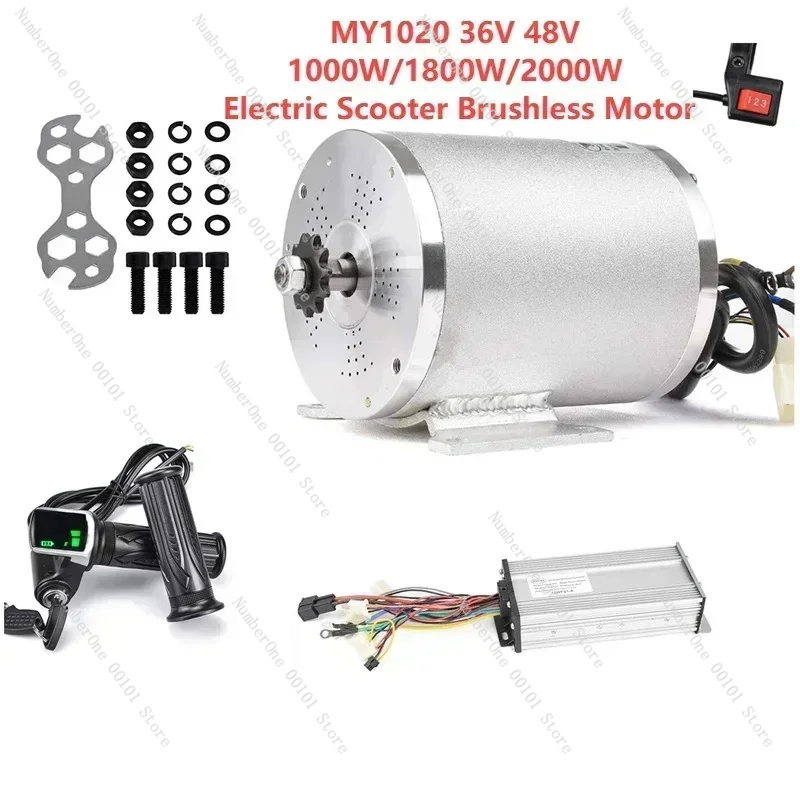 MY1020 36V 48V 1000W 1800W 200 - Ebike Conversion Kit 72V 3000W recension och pris