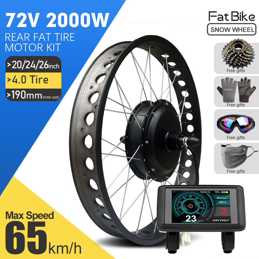 EBike Conversion Kit 72V 2000W - Fat Tire Ebike Conversion Kit 2000W recension och pris
