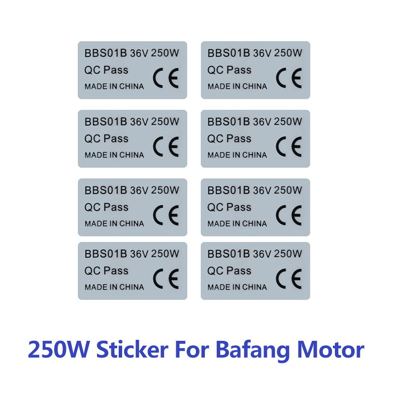 6pcs 36V 250W 48V 750W Sticker - Bafang Bbs02B 48V 750W Mid Drive Kit recension och pris