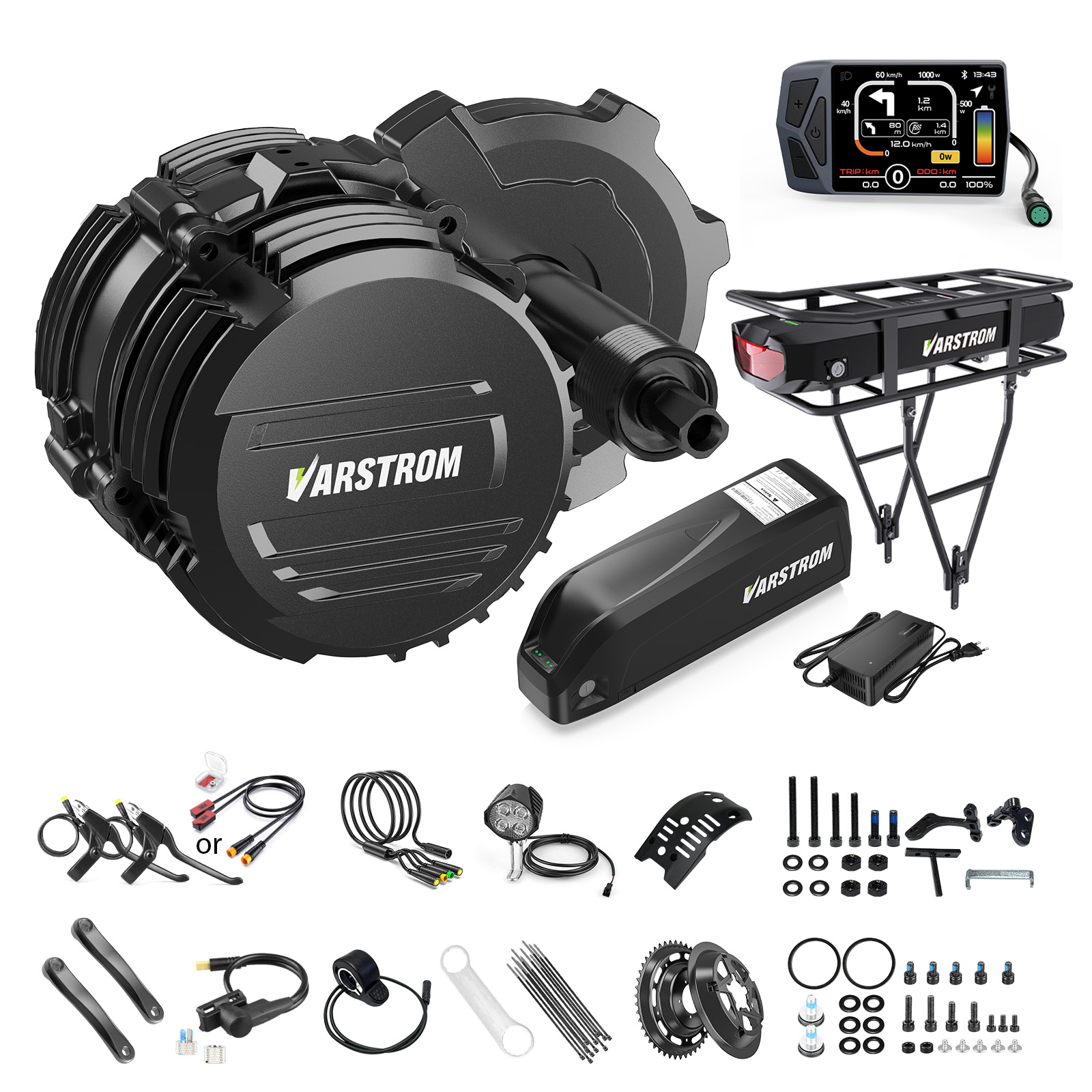 [US STOCK] Varstrom 48V500W 75 - Tongsheng Tsdz2B Mid Drive Motor recension och pris