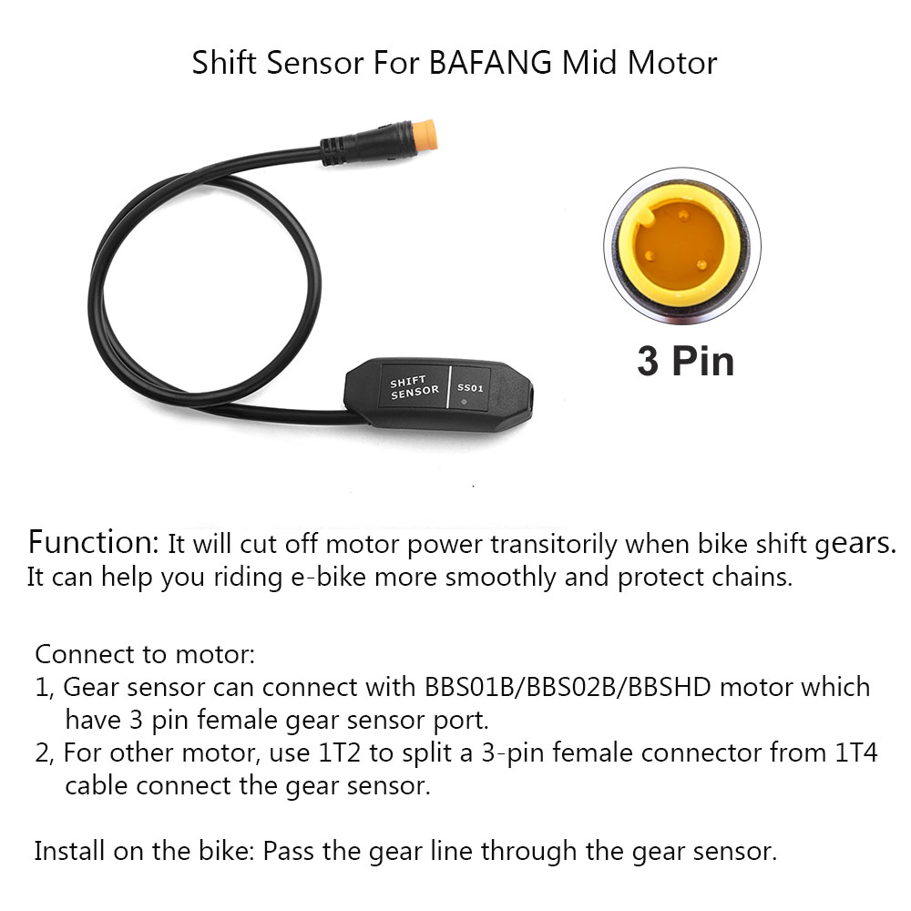 E-bike Gear Shift Sensor for B - Bafang Bbs02B 48V 750W Mid Drive Kit recension och pris