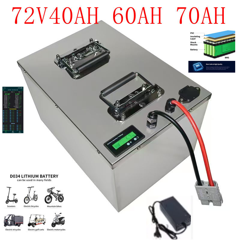 72V Lifepo4 Ion Battery Energy - Electric Bicycle Battery 72V 30Ah recension och pris