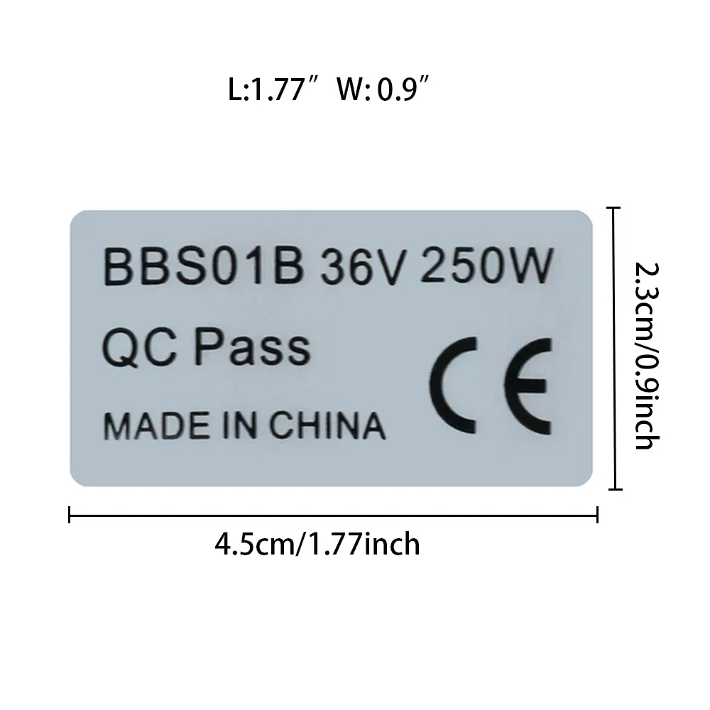 6pcs 36V 250W 48V 750W Sticker - Bafang Bbs02B 48V 750W Mid Drive Kit recension och pris