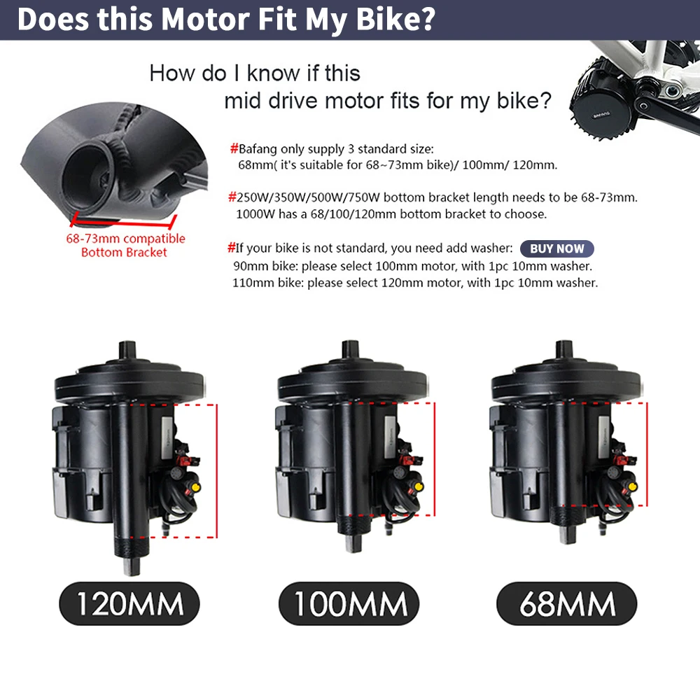 Bafang BBSHD 1000W  48V 68mm M - Bafang Bbshd 1000W Conversion Kit recension och pris